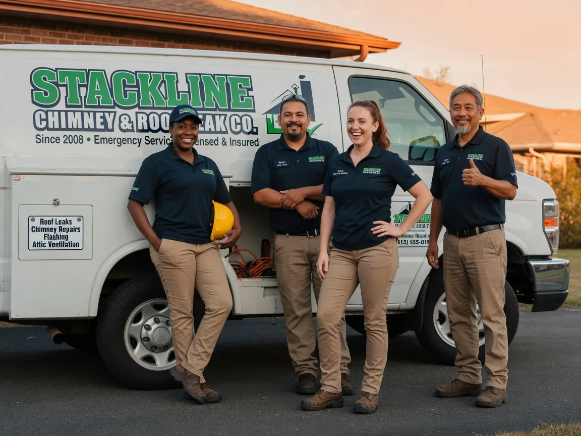 Chimney flashing repair company in West Manchester, OH
